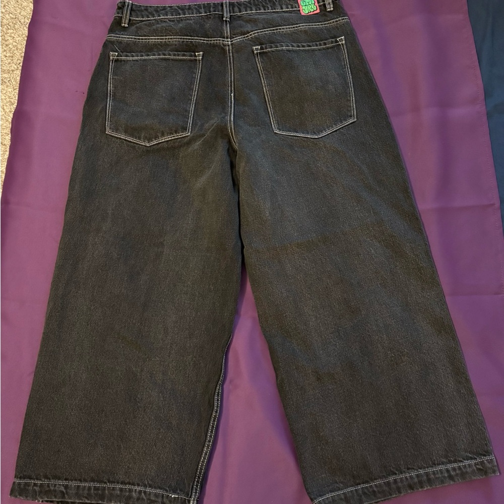 Empyre Black Wide Leg Jeans